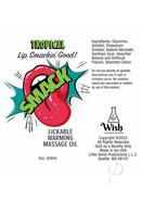 Smack Lickable Massage Oil 2oz -...