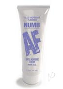 Numb Af Anal Numbing Flavored Cream 1.5oz - Blue Raspberry