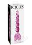 Icicles No. 43 Beaded Glass - Pink